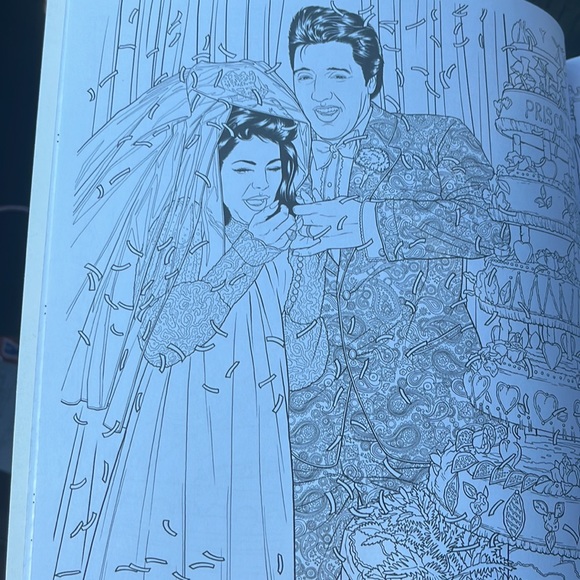 Elvis coloring book - Picture 4 of 7